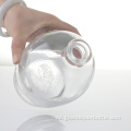 Leere bleifreie Glasflasche